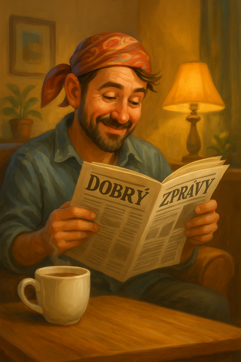 Spustili jsme magazín Dobrý Zprávy. Fixi teď píše i mezi doušky