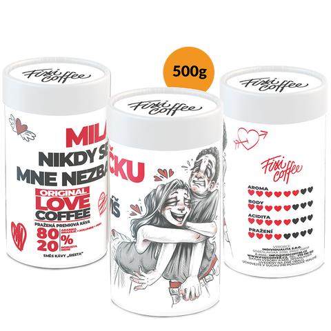 Miláčku – nikdy se mne nezbavíš – dárková káva